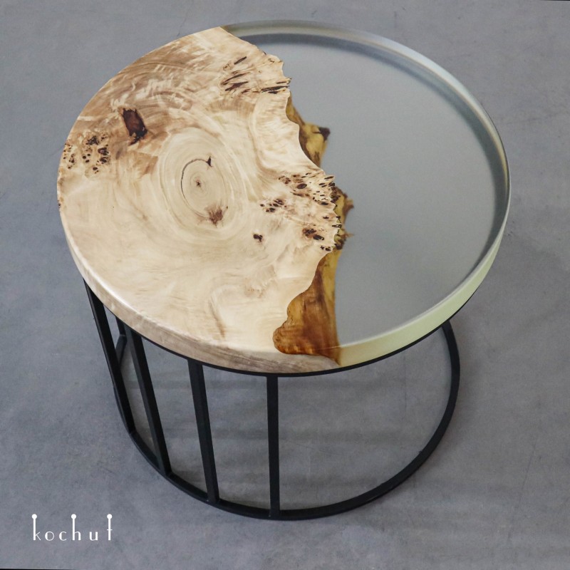 Featheriness — coffee table made of poplar and epoxy