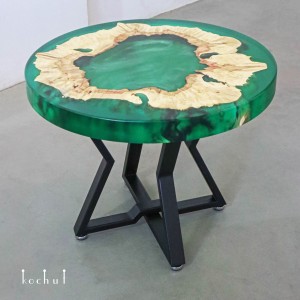 Coffee table «Barbados». Maple, epoxy resin, polyurethane.