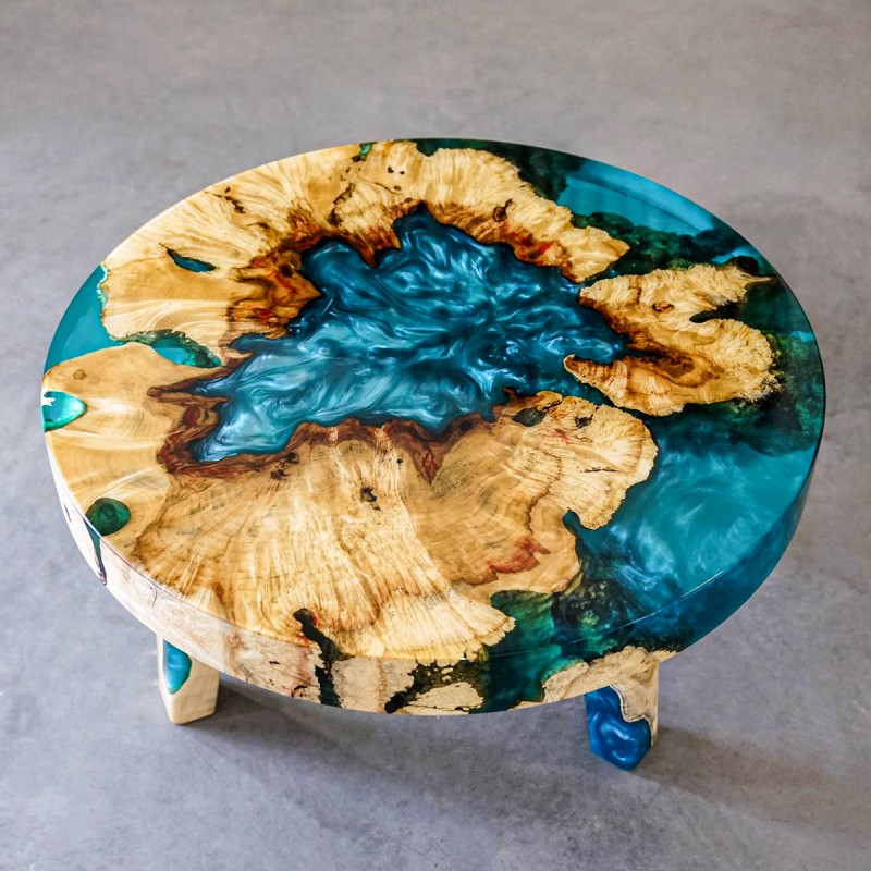 Resin Coffee Table – Pezrok: Nature's Artistry