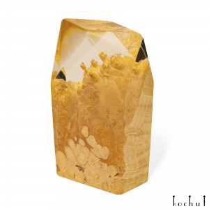 Air — crystal made of elm and epoxy 