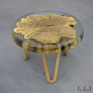 Coffee table «Sophora». Acacia, epoxy resin, polyurethane
