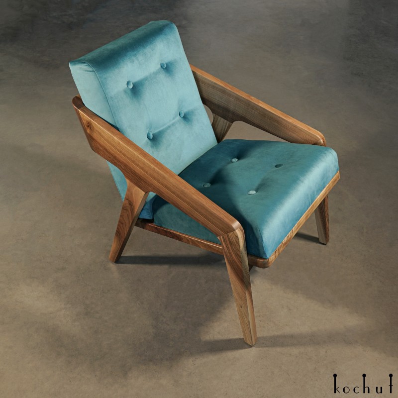 Antaeus — Mid-Century Lounge Chair made  of European walnut