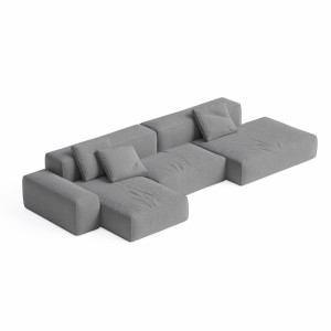 Sofa «Modern». Ash, plywood, fabric