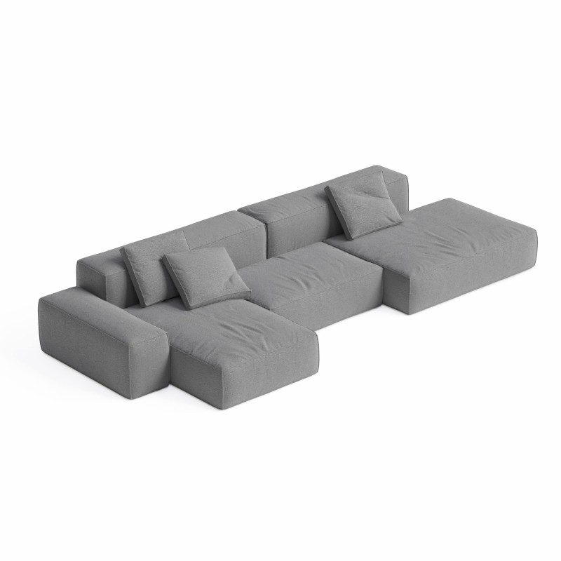 Sofa «Modern». Ash, plywood, fabric