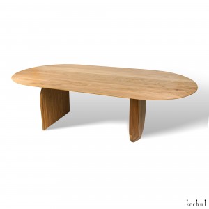Dining table «Ascania». Rock elm, polyurethane 